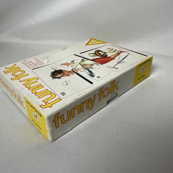 VINTAGE 1965 PIATNIK FUNNY FOLK MISFITS No4363 ***COMPLETE*** - Picture 5 of 7